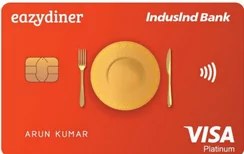 IndusInd EazyDiner Platinum Card