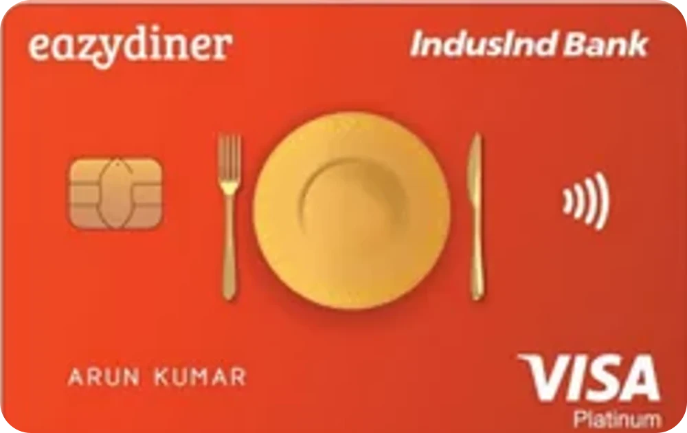 EazyDiner IndusInd Bank Platinum Credit Card