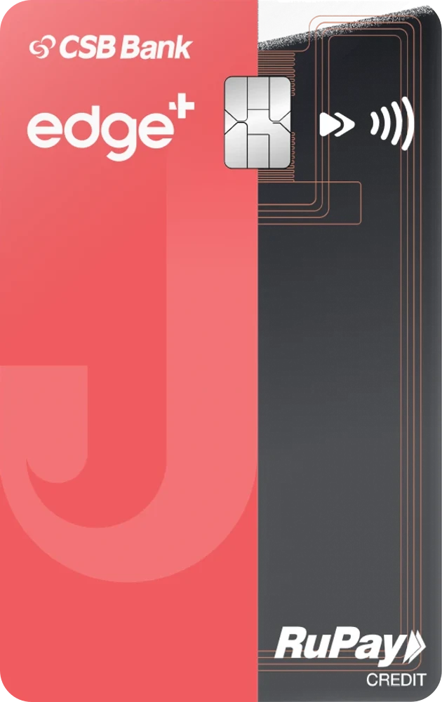 Jupiter Edge+ CSB Bank RuPay Credit Card